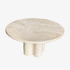 Modern Design Round Marble Coffee Table Living Room Furniture Big Round Travertine Coffee Table
