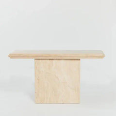 console tables living room furniture polished travertine console circa tables