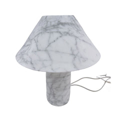 Nordic bedroom Carrara White Marble Table Lamp For Home Decor