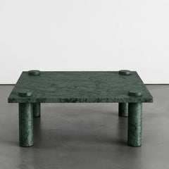 factory sales China wholesale coffee table minimalist Green Marble coffee tables