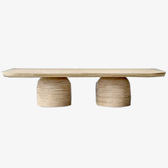 Classic Carrara Table for Living Room Furniture Italian Travertine Coffee Tables