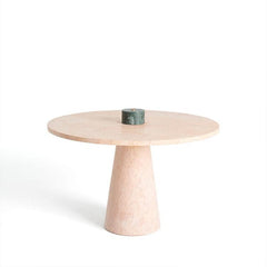 Customized Home Furniture Dining Room Table Sets Pink Marble Inside Out Dining Table