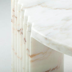 Modern Design Round Marble Coffee Table Living Room Stone Furniture Caravel Marble Coffee Table