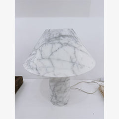 Nordic bedroom Carrara White Marble Table Lamp For Home Decor