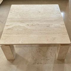 Wholesale marble coffee table living room furniture Italian Beige Travertine Coffee Tables