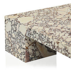 Square Coffee Table Calacatta Viola Marble Table Living Room Furniture