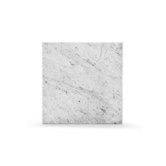 Luxury Side Table for Living Room Gio Minimalist Fluted Carrara Marble Side Tables