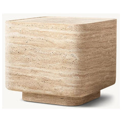 Square Coffee Table Classico Ombra Travertine Side Table Natural Stone Furniture