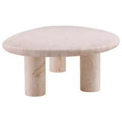 Casa Padrino luxury coffee table Living Room Stone Furniture Italian Design Travertine Coffee Table