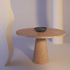 Customized Home Furniture Dining Room Table Sets Pink Marble Inside Out Dining Table