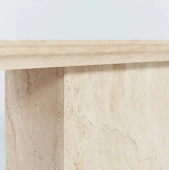 console tables living room furniture polished travertine console circa tables