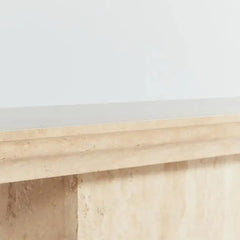 console tables living room furniture polished travertine console circa tables