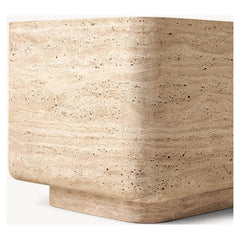 Square Coffee Table Classico Ombra Travertine Side Table Natural Stone Furniture