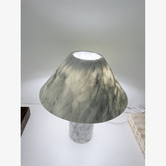 Nordic bedroom Carrara White Marble Table Lamp For Home Decor