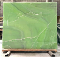 Wholesale Luxury Stone Furniture Rectangular Center Coffee Table Green Onyx Marble Coffee Table