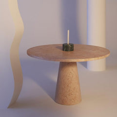 Customized Home Furniture Dining Room Table Sets Pink Marble Inside Out Dining Table