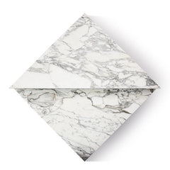 Luxury design wholesale price two piece triangle Arabescato Marble coffee tables