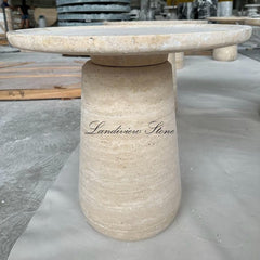 Medium Marble Altana Side Table Travertine Black Marble Altana Small Medium Large Side Tables